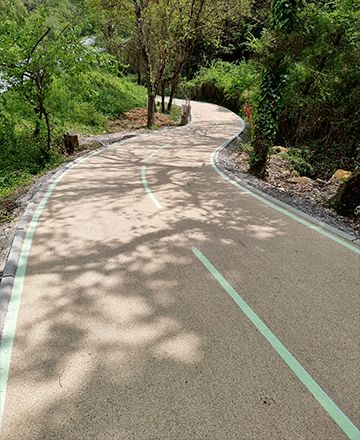 Bisiklet yolu, gündüz görünümü